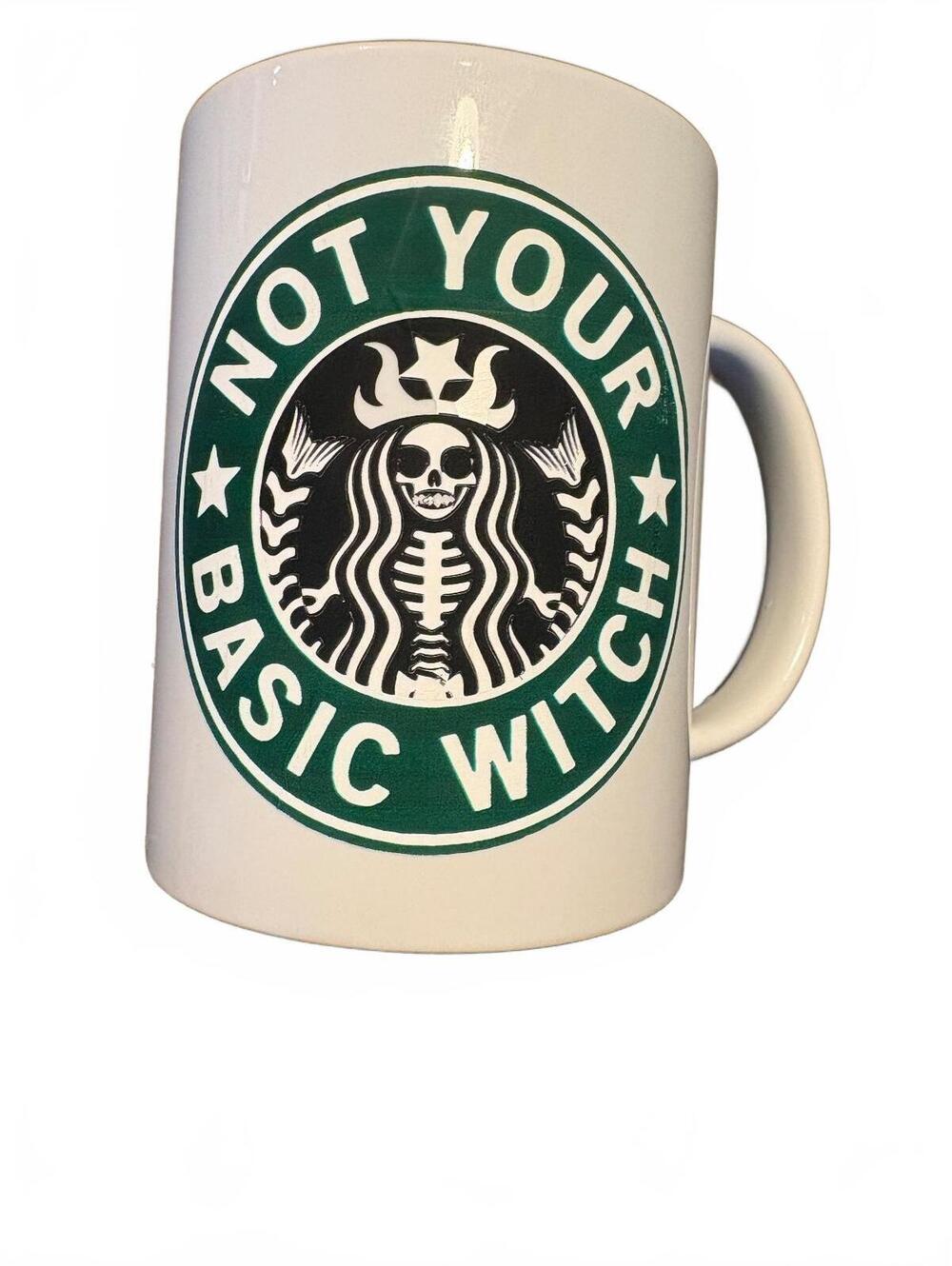 Custom Mug- Not Your Basic Witch Design